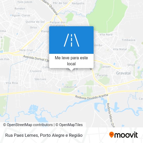 Rua Paes Lemes mapa