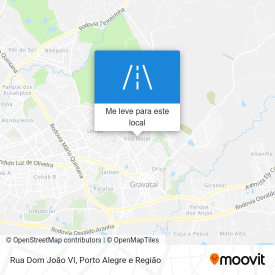 Rua Dom João VI mapa