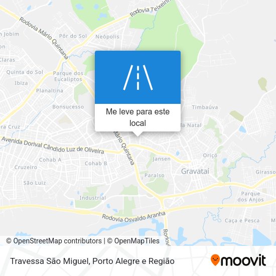 Travessa São Miguel mapa
