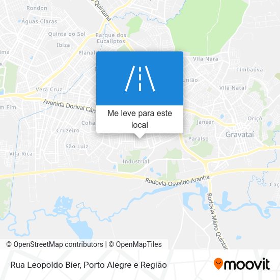 Rua Leopoldo Bier mapa