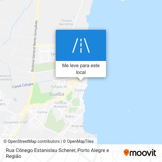 Rua Cônego Estanislau Scherer mapa