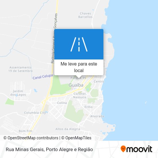 Rua Minas Gerais mapa