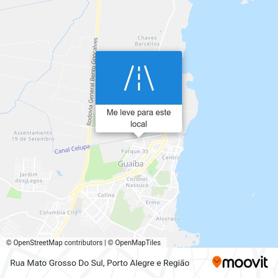 Rua Mato Grosso Do Sul mapa