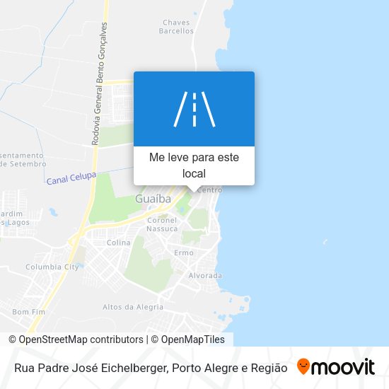 Rua Padre José Eichelberger mapa