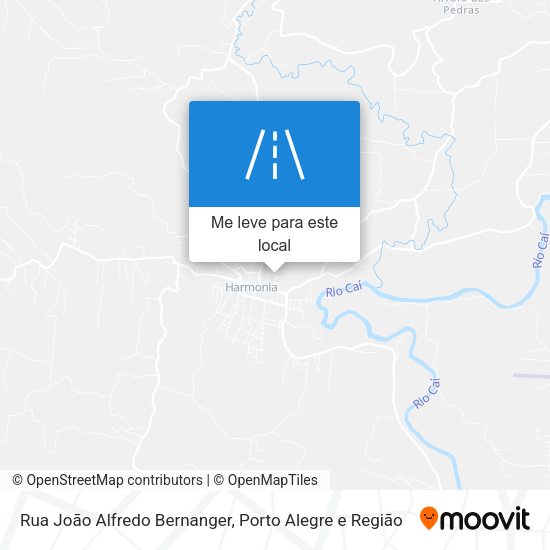 Rua João Alfredo Bernanger mapa