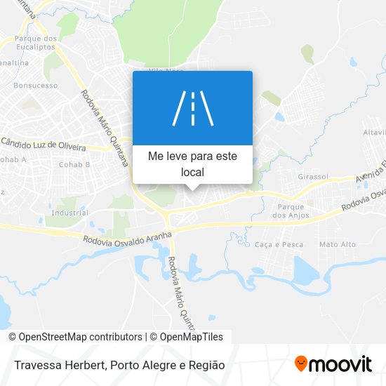 Travessa Herbert mapa