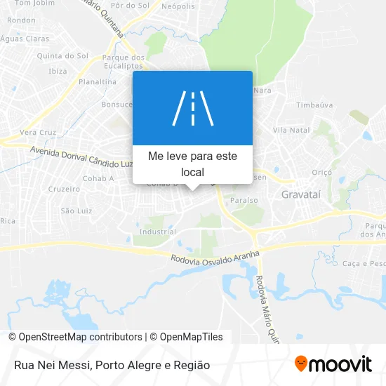 Rua Nei Messi mapa
