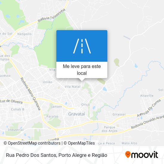 Rua Pedro Dos Santos mapa