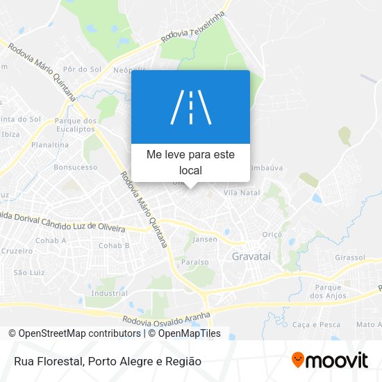 Rua Florestal mapa