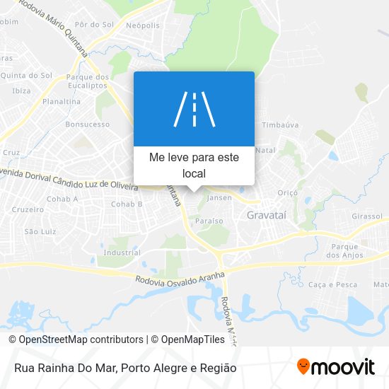Rua Rainha Do Mar mapa