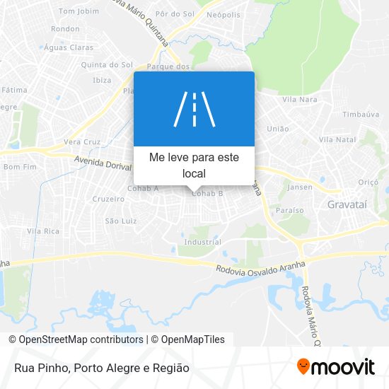 Rua Pinho mapa