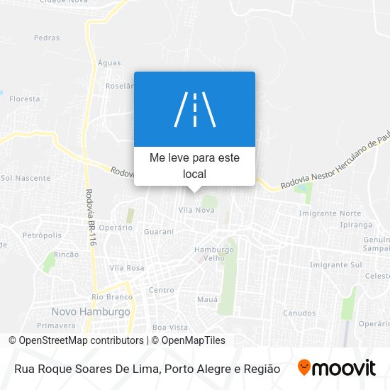 Rua Roque Soares De Lima mapa