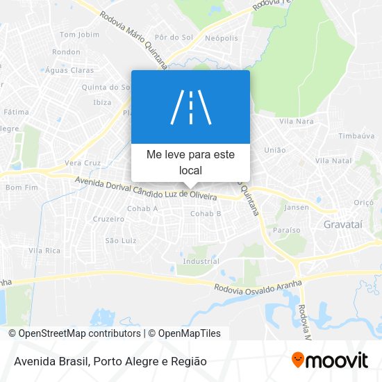 Avenida Brasil mapa