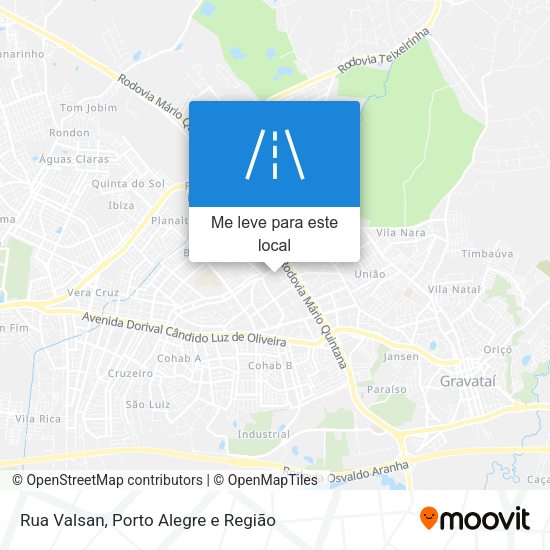 Rua Valsan mapa