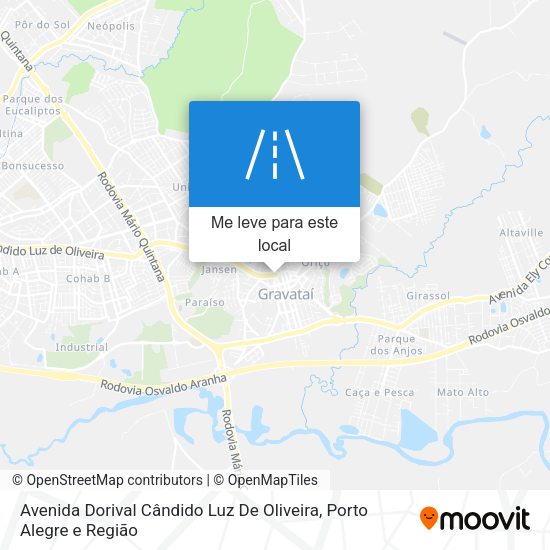Avenida Dorival Cândido Luz De Oliveira mapa
