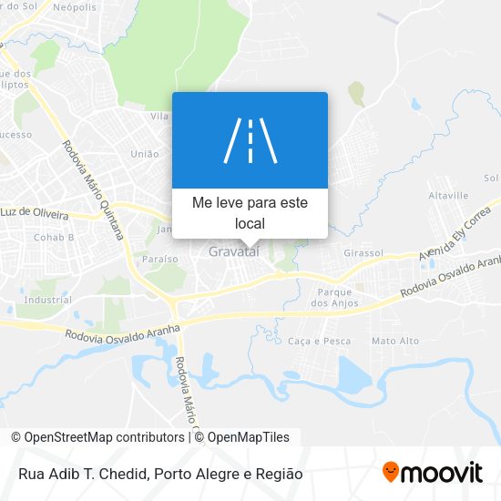 Rua Adib T. Chedid mapa