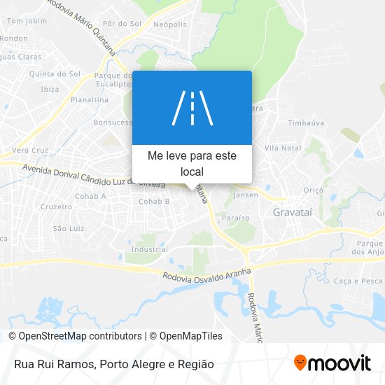 Rua Rui Ramos mapa