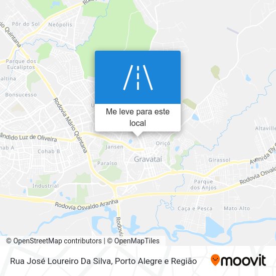 Rua José Loureiro Da Silva mapa