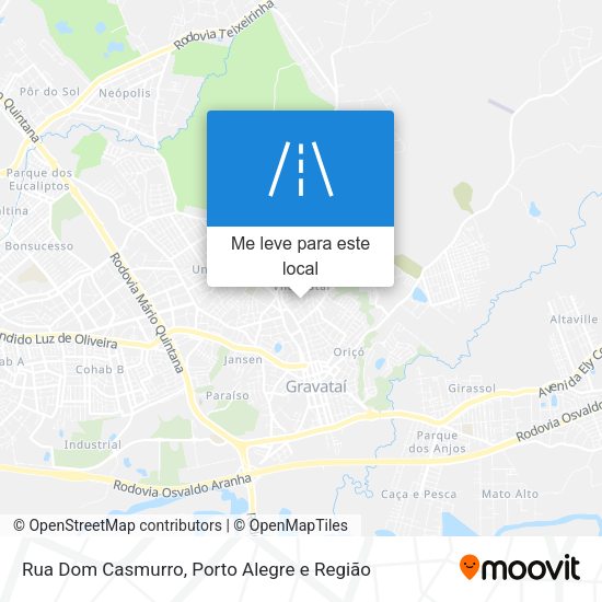 Rua Dom Casmurro mapa
