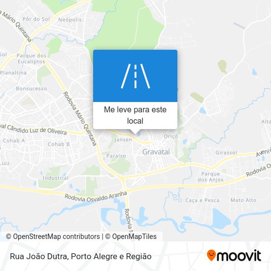 Rua João Dutra mapa