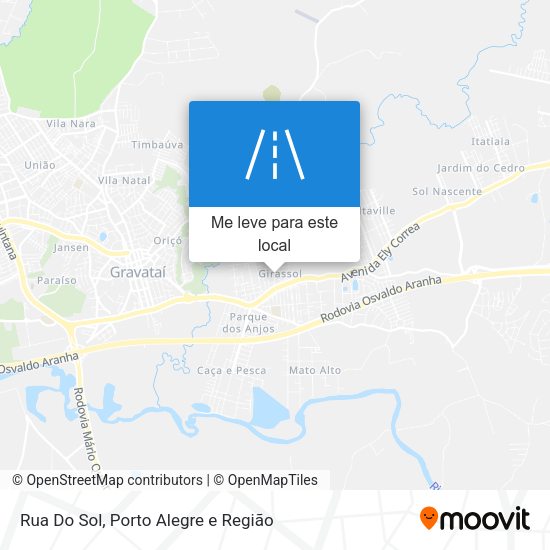 Rua Do Sol mapa