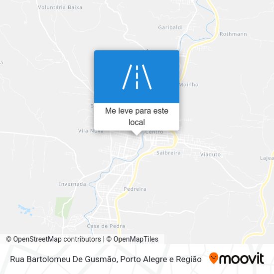 Rua Bartolomeu De Gusmão mapa