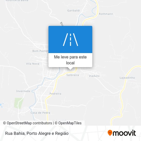 Rua Bahia mapa