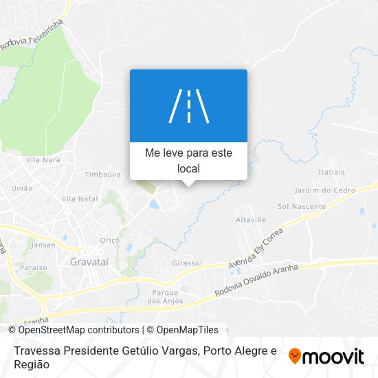 Travessa Presidente Getúlio Vargas mapa