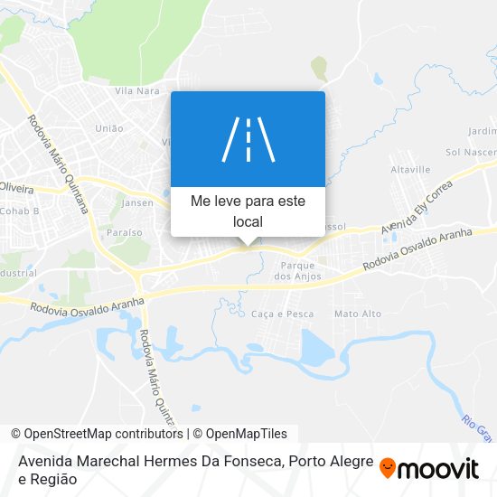 Avenida Marechal Hermes Da Fonseca mapa