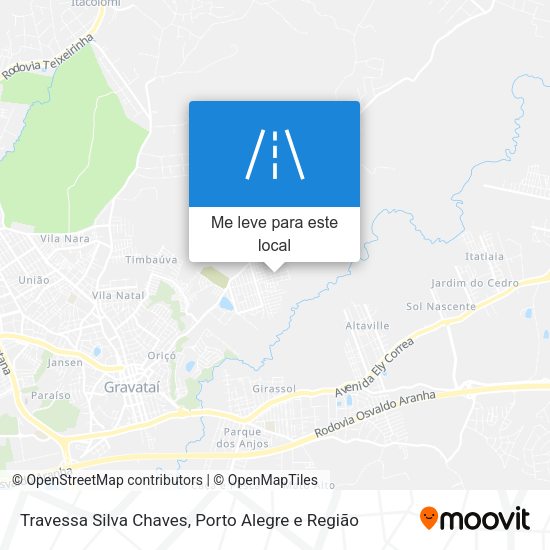 Travessa Silva Chaves mapa