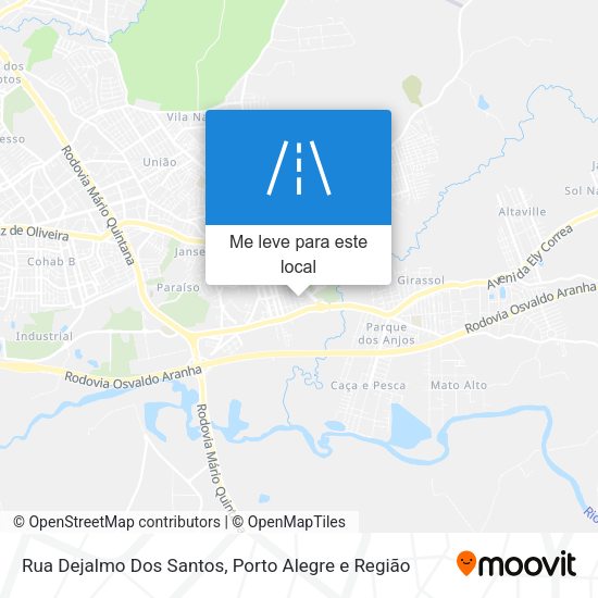 Rua Dejalmo Dos Santos mapa