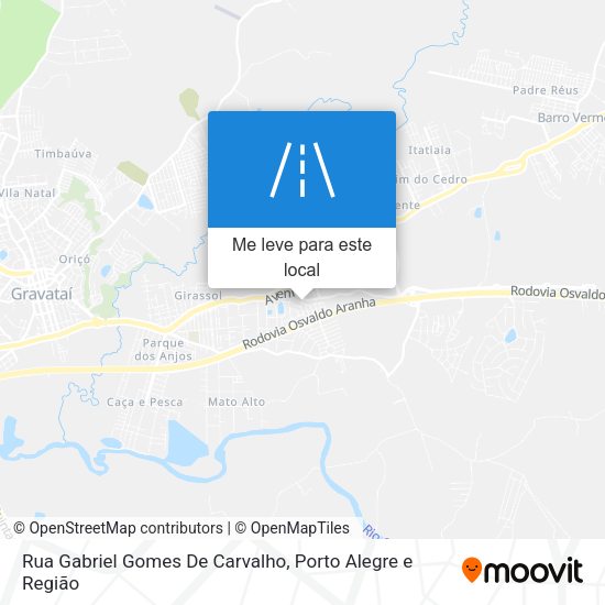 Rua Gabriel Gomes De Carvalho mapa