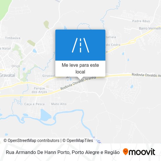 Rua Armando De Hann Porto mapa