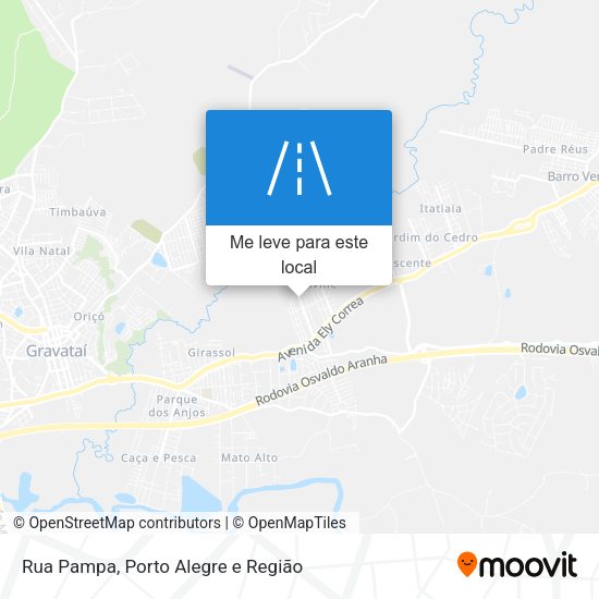 Rua Pampa mapa