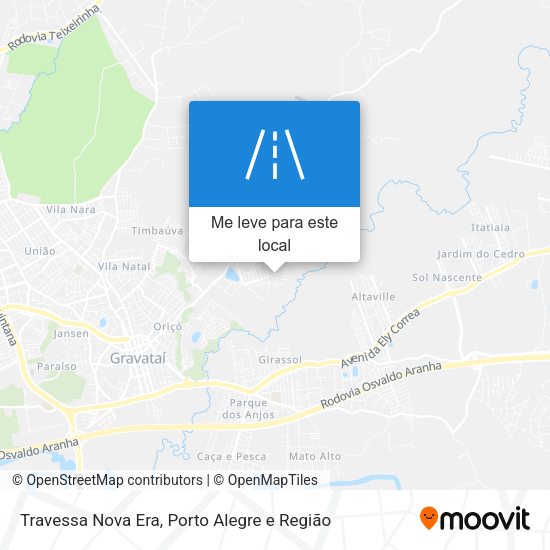 Travessa Nova Era mapa