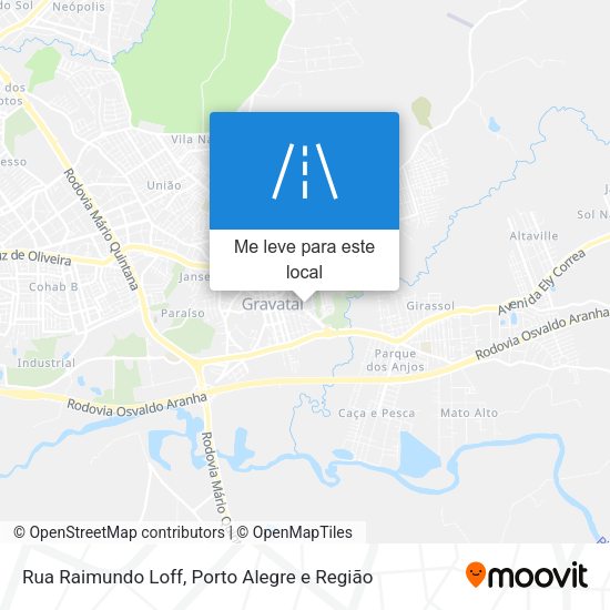 Rua Raimundo Loff mapa