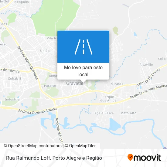 Rua Raimundo Loff mapa