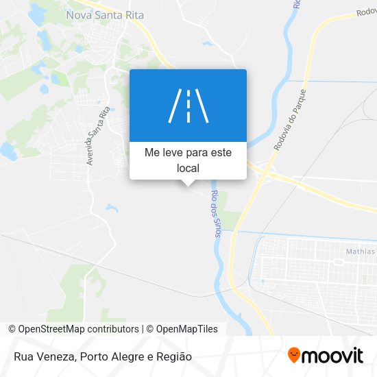 Rua Veneza mapa