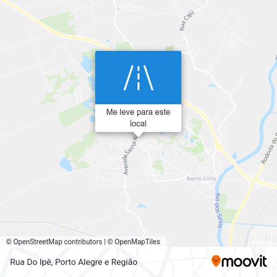 Rua Do Ipê mapa
