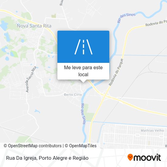 Rua Da Igreja mapa