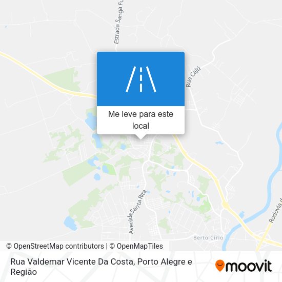 Rua Valdemar Vicente Da Costa mapa
