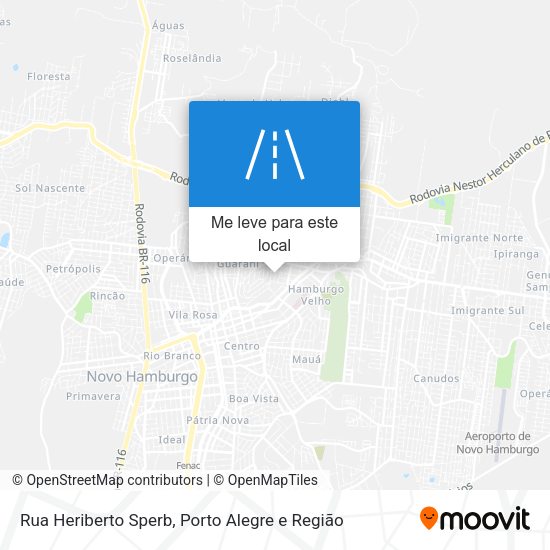 Rua Heriberto Sperb mapa