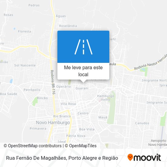 Rua Fernão De Magalhães mapa
