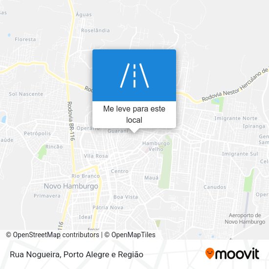 Rua Nogueira mapa