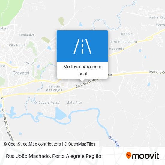 Rua João Machado mapa