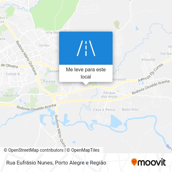 Rua Eufrásio Nunes mapa