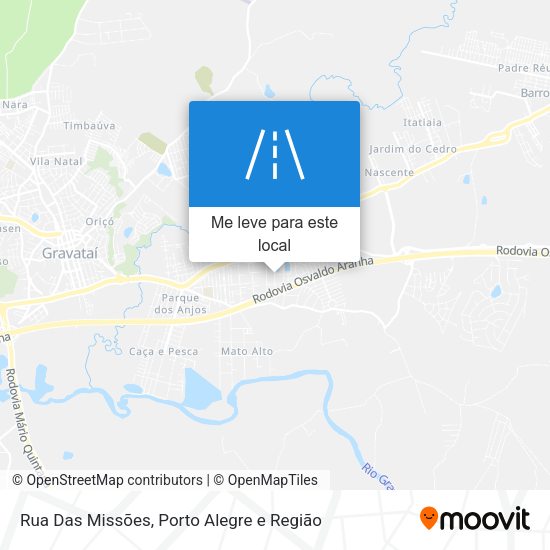 Rua Das Missões mapa