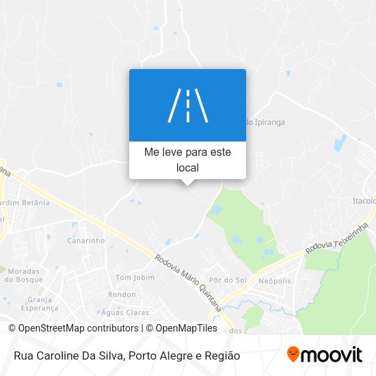 Rua Caroline Da Silva mapa