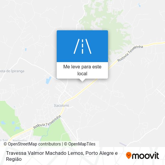 Travessa Valmor Machado Lemos mapa