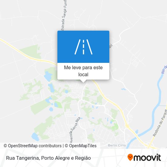 Rua Tangerina mapa